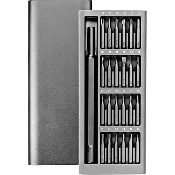 Bit QiiM 24v1 - Profesionální sada precizních šroubováků pro jemnou elektroniku (Sada šroubováků 24v1 | Precizní šroubováky | Opravná sada | Nástroje pro elektroniku | Mini šroubováky)