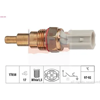 Klimatizace automobilu Teplotní spínač, větrák chladiče EPS 1.850.189