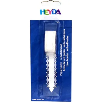 Kancelář HEYDA Samolepící krajka 2 m - 16mm bilá