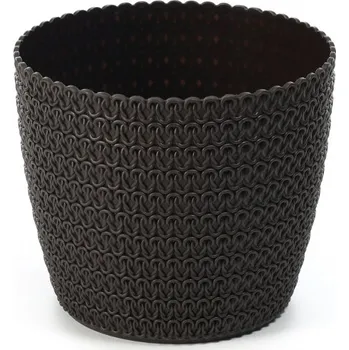 Květináč Plastový květináč Magnolia Jersey 260 mm, mocca (119910 007 LA735 Magnolia jersey mocca 260mm obal)