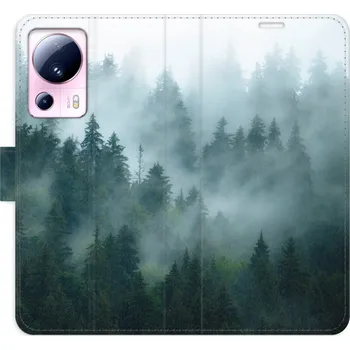 Pouzdro na mobilní telefon Flipové pouzdro iSaprio - Dark Forest - Xiaomi 13 Lite