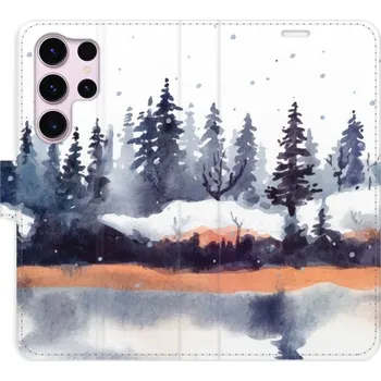 Pouzdro na mobilní telefon Flipové pouzdro iSaprio - Winter 02 - Samsung Galaxy S23 Ultra