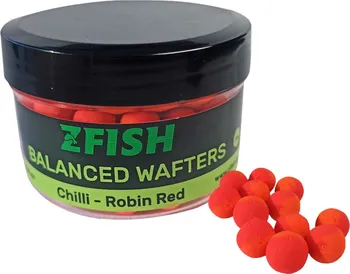 Boilies Zfish Balanced Wafters 8 mm/20 g Chilli-Robin Red