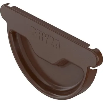 okap BRYZA čelo žlabu pozinkované Ø 125 mm, Hnědá RAL 8017