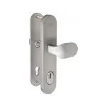 Hliníkové bezpečnostní kování, madlo - klika, 90 mm, BK325/90, s překrytem, Irox, Fab, AA000898