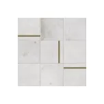 dlažba Alchemy frozen composizione N brass decor 30x30 cm rektifikovaná matná