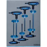 NAREX 443001403 Modul klíčů inbus (imbus) s "T" rukojetí 6dílný