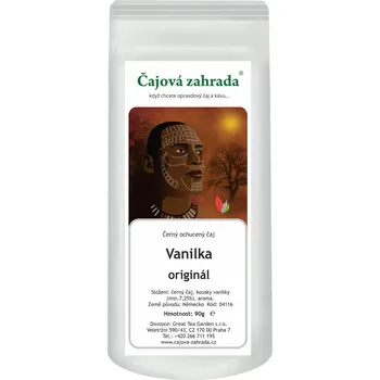 Čaj Čajová zahrada Vanilka - černý ochucený čaj Varianta: černý čaj 90g