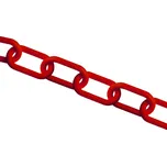 Plastový řetěz, červená, Ø 10 mm, délka 25 m