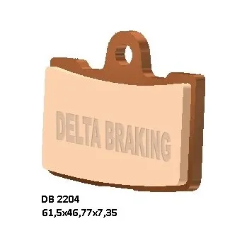 Brzdová destička DELTA BRAKING brzdové destičky KH454 (DELTA BRAKING brzdové destičky KH454)