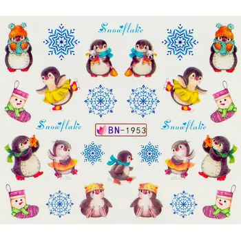 Lak na nehty BIO NAILS Vodolepka BN-1953 tučňáci a zima