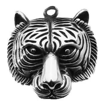 Náhrdelník Přívěsek hlava tygra z chirurgické oceli S767080