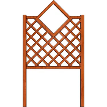 Opora na rostlinu Mřížka k truhlíku Čtverec 98 x 150 Vladeko