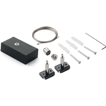 Bodové svítidlo Ideal Lux Lankový přívodní kabel EGO KIT SINGLE STEEL CABLE 2 MT + CEILING CUP Barva: Bílá