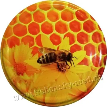 Víčko na zavařovací sklenici Víčko TO 82 medový plást RTS