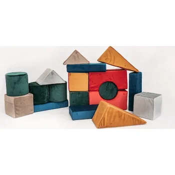 ostatní stavebnice Molitanová stavebnice Moliplay Exclusive 18 dílů velikost L (Molitanové kostky)