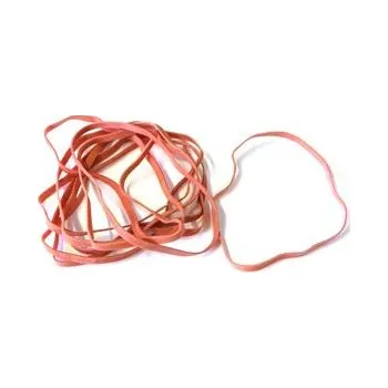 Gumičky silné 5 mm, průměr 10 cm (1 kg) - červené