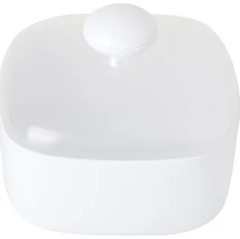 Dóza na potraviny Dóza s víkem bílá Taula VIGAR (Barva-bílá)