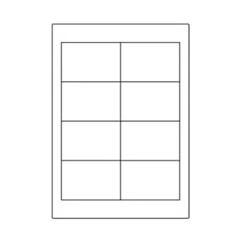 Speciální papír Samolepicí bílé etikety 90 x 60 mm, A4 (100 ks)