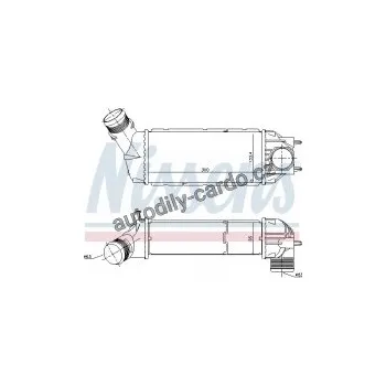 Chladič motoru Chladič turba NISSENS 96720