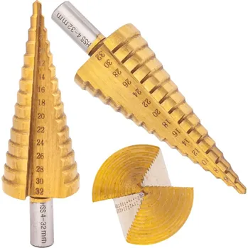 Vrtačka ProfiGaráž Stupňovitý vrták 4-32mm OW89