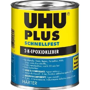 Průmyslové lepidlo UHU PLUS 5min schnellfest EPOXY 855g tvrdidlo Průzračné a pevné lepení