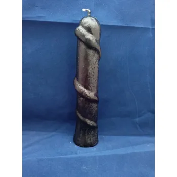 Svíčka Svíčka figurální Had černý