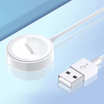 Datový kabel Nabíjecí kabel YESIDO CA69 USB-A na Apple Watch - 1m - bílý