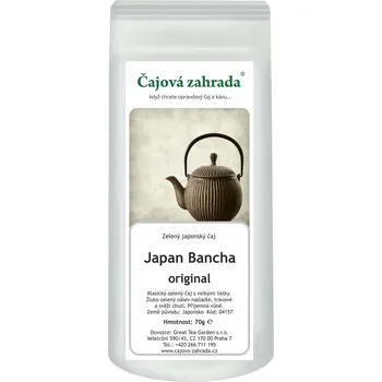 Čaj Čajová zahrada Japan Bancha - zelený čaj Varianta: zelený čaj 500g