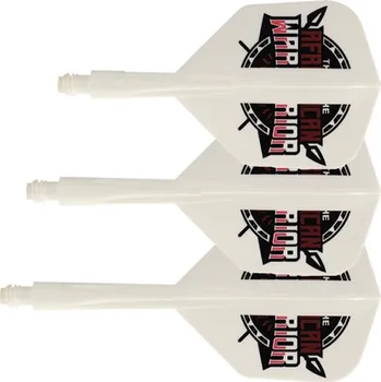 Příslušenství pro šipky Letky CONDOR AXE Small Devon Petersen White Short