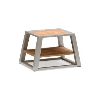 Zahradní stůl Zahradní stolek York 60 cm champagne