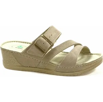 Dámské pantofle SANTÉ dámský pantofel 209/1 béžová Velikost: 36