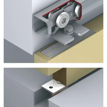pant Posuvné kování SLIDO Classic na dveře až 750kg těžké - spojovací objímka