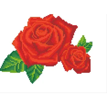 Diamantové malování Amparo Miranda® Diamantový obrázek Červené růže