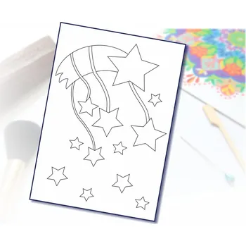 Radost v písku Šablona na pískování kometka Varianta: A5 (148 x 210 mm)