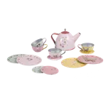 Čajový set Květiny a motýli
