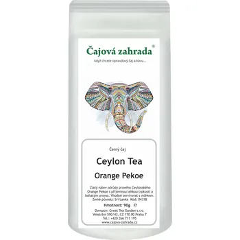 Čaj Čajová zahrada Ceylon Orange Pekoe - černý čaj Varianta: černý čaj 1000g