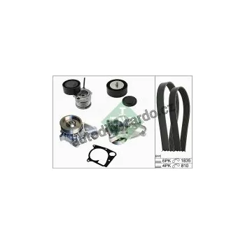 Rozvod motoru Sada drážkového řemene s vodní pumpou INA (IN 529011130)