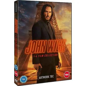 Sběratelská edice filmů DVD John Wick: 1-4 Film Collection (2014) 4 disky