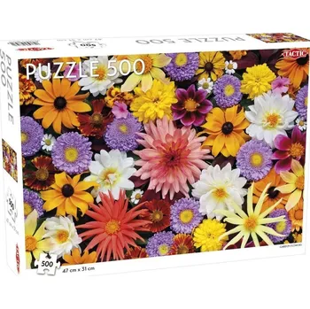 Puzzle Puzzle Tactic Zahradní květiny, 500 dílků
