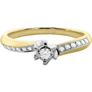 Prsten Dámský diamantový prsten ze zlata KR72320Y