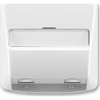 Elektroinstalační materiál Kryt dvojzásuvky telefonní (pro přístroj 5013U) 5013A-A00215 S šedá Tango ABB