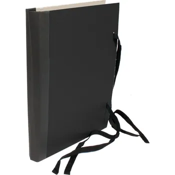 Spisová deska A4 hřbet, tkanice - černý