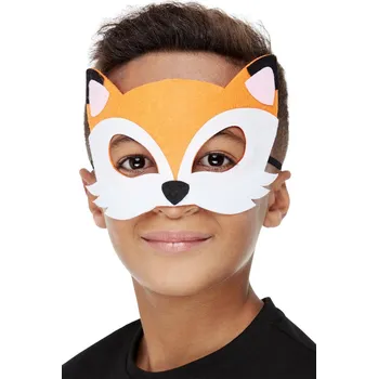 Karnevalová maska Dětská papírová maska - Liška