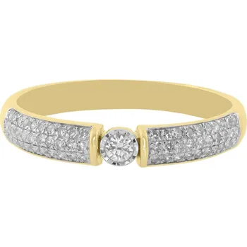 Prsten Prsten ze zlata osázený diamanty FR972824