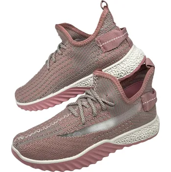 Dámská obuv Sport Dámské růžové šněrovací tenisky 10 Barva: Růžová, Velikost: 36