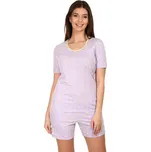 Pleas Dámské krátké pyžamo DOTS fialová 3XL (179718-810-048)