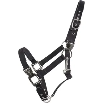 FAGER Ohlávka nylonová Smart Fager, s bezpečnostní sponou, černá COB