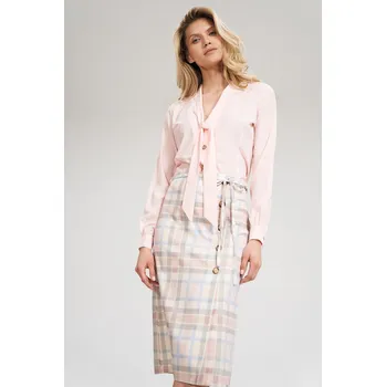 Oblečení a móda Krátká jarní halenka s leopardím vzorem M700 Velikost: XL, Barva (Varianta): Růžová