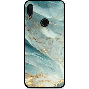 Pouzdro na mobilní telefon Lesklý kryt Mobiwear Glossy - Huawei Y6 2019 / Honor 8A - G022G Zelenkavý a zlatavý mramor (Prémiové lesklé pouzdro, obal, kryt Mobiwear Glossy na mobil Huawei Y6 2019 / Honor 8A - G022G Zelenkavý a zlatavý mramor, materiál Plast + TPU silikon - krytí po)